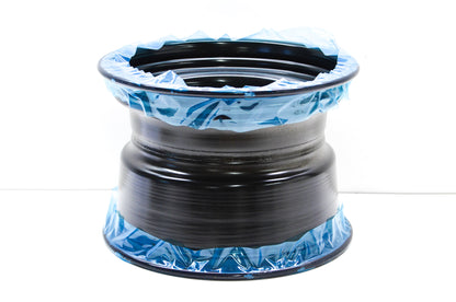 DWT Black Rok-Out Double Rolled Lip Utility Wheel Rim 12X8 5+3 4/136