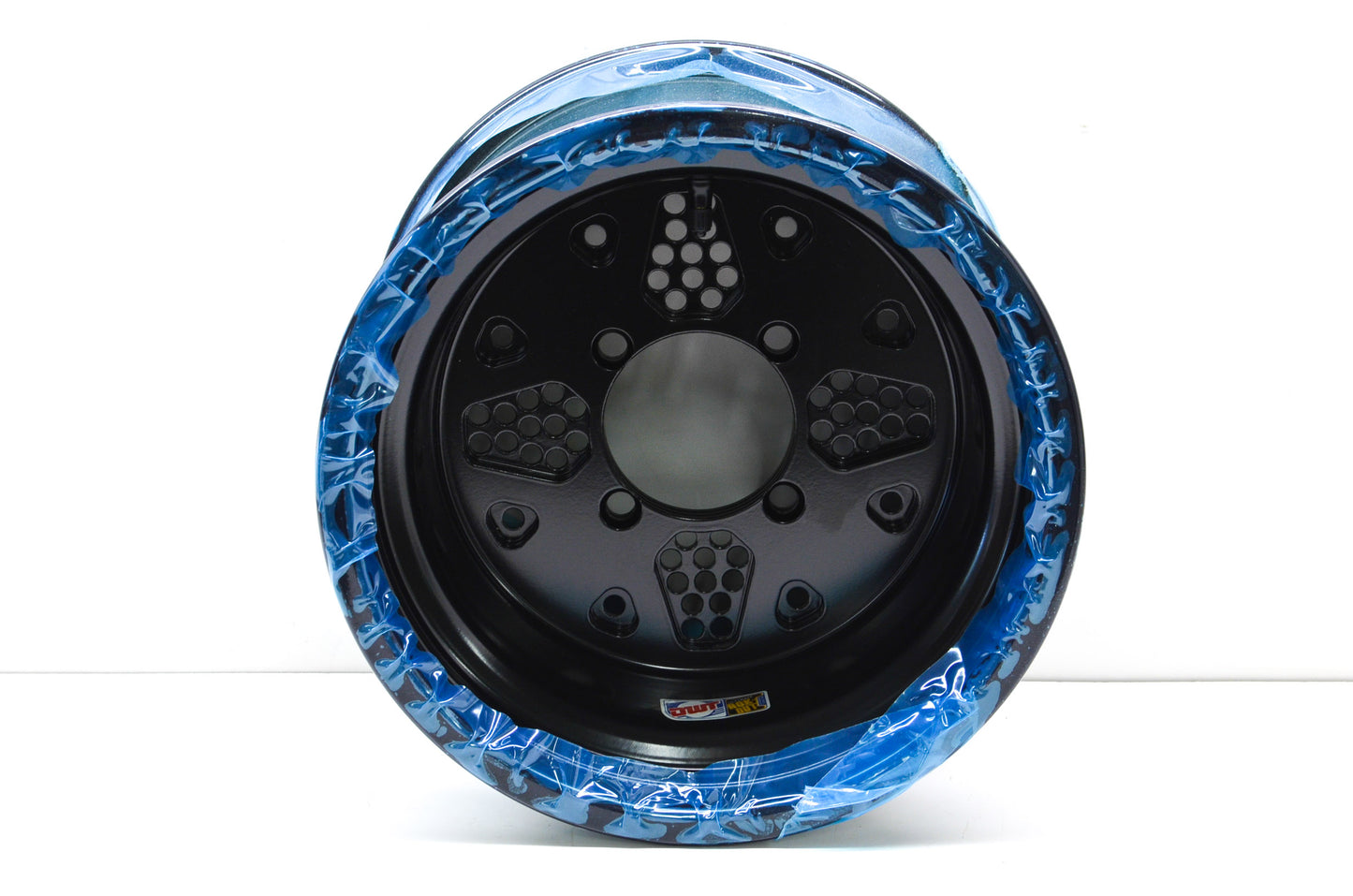 DWT Black Rok-Out Double Rolled Lip Utility Wheel Rim 12X8 4+4 4/110