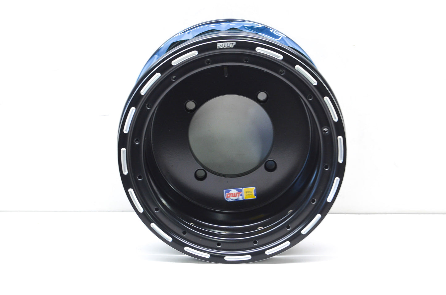 DWT Black Ultimate Sport Competition Beadlock Wheel Rim 12X8 4+4 4/156