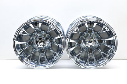 Chrome Nitro Wheel Rim 12X7 2+5 4/136.5 Qty 2 NOS