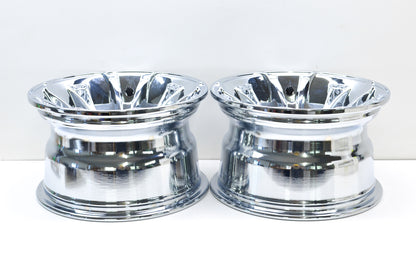 Chrome Nitro Wheel Rim 12X7 2+5 4/136.5 Qty 2 NOS