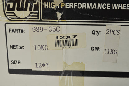 Chrome Nitro Wheel Rim 12X7 2+5 4/136.5 Qty 2 NOS