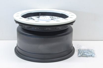 Hiper 1270-KWT02-52-SBL-WT White Sidewinder Wheel Rim 12X7 5+2 4/136 4/137 Beadl