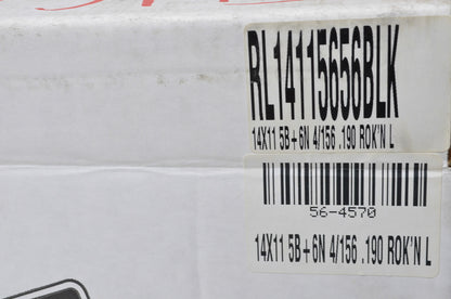 New DWT Black Rok'N Lock Beadlock Utility Wheel Rim 14X11 5+6 4/156 NOS