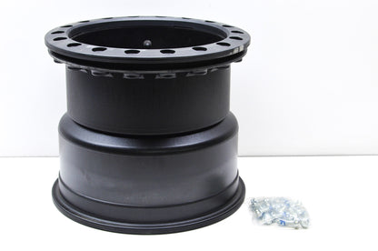 Hiper 1210-KBK03-55-SBL-BK Black Sidewinder Wheel Rim 12X10 12 5+5 4/136 4/137 B