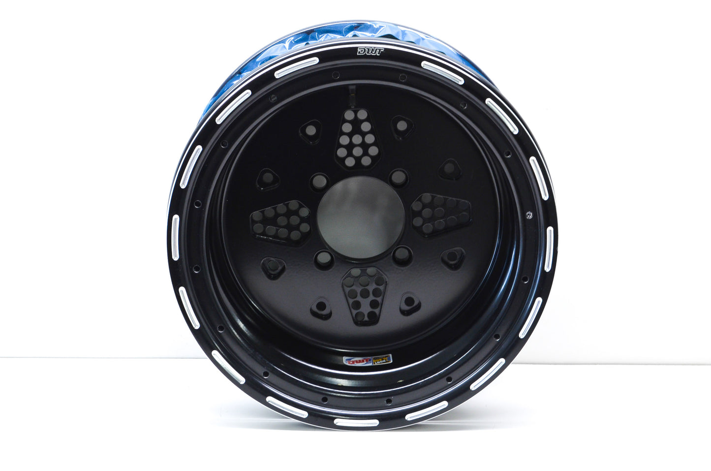 DWT Black Rok'N Lock Beadlock Utility Wheel Rim 14X8 4+4 4/115