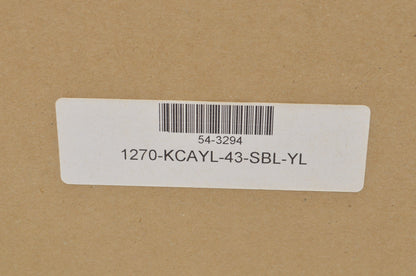 Hiper 1270-KYL02-43-SBL-YL Yellow Sidewinder Wheel Rim 12X7 4+3 4/136 4/137 Bead