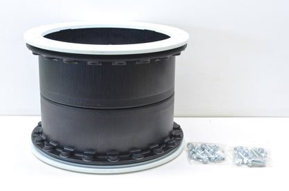 Hiper 1410-KWT02-55-DBL-WT White Sidewinder Wheel Rim 14X10 5+5 4/136 4/137 Bead