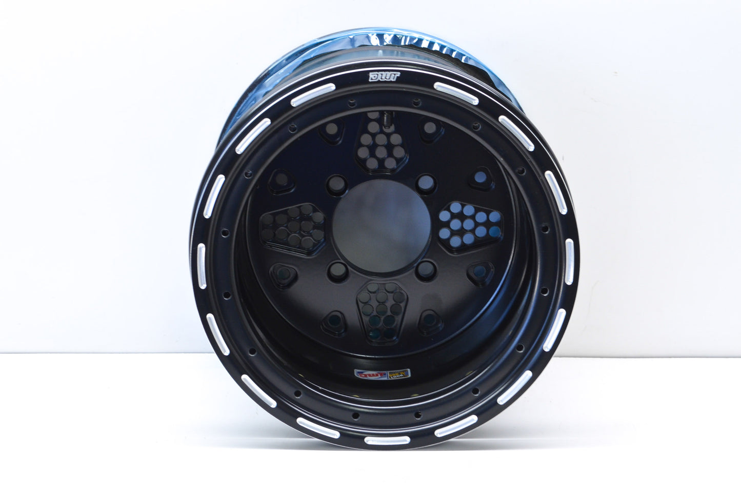 DWT Black Rok"N Lock Beadlock Utility Wheel Rim 12X10 5+5 4/115