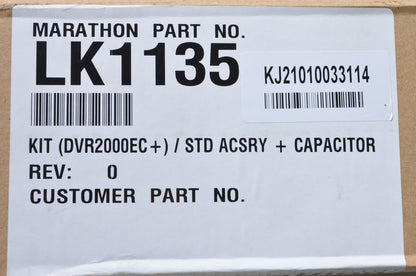 Marathon LK1135, DVR2000EC Standard Accessory & Capacitor Kit NOS