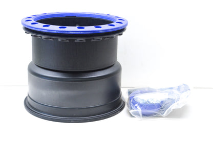 Hiper 1210-PBL02-55-SBL-BL Blue Sidewinder Wheel Rim 12X10 5+5 4/156 Beadlock