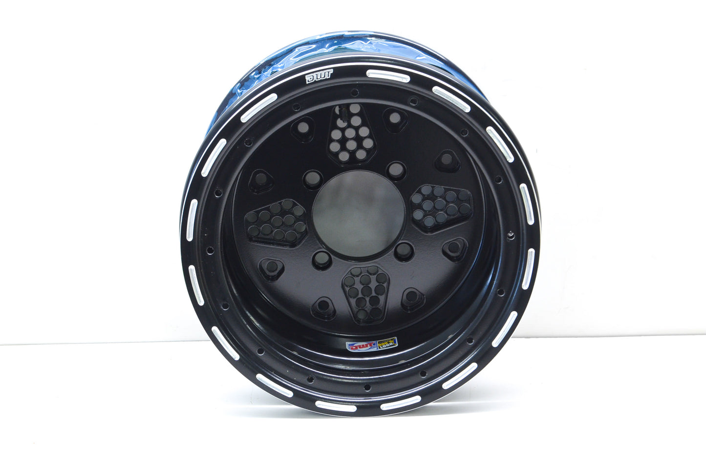 DWT RL12084415BLK Black Rok'N Lock Beadlock Utility Wheel Rim 12X8 4+4 4/115 NOS