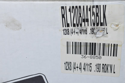 DWT RL12084415BLK Black Rok'N Lock Beadlock Utility Wheel Rim 12X8 4+4 4/115 NOS