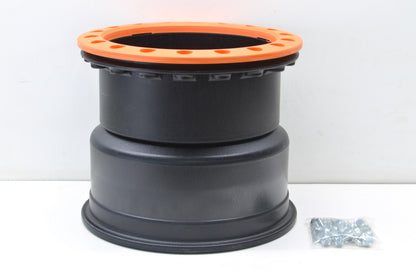 Hiper 1210-KOR02-55-SBL-OR Orange Sidewinder Wheel Rim 12X10 12" 5+5 4/136.137 NOS