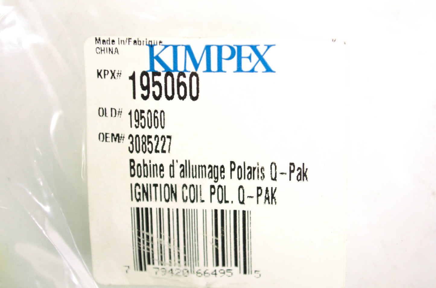 New OEM Kimpex Polaris Ignition Coil NOS