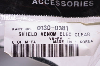 New Z1R Venom Electric Clear Face Shield NOS