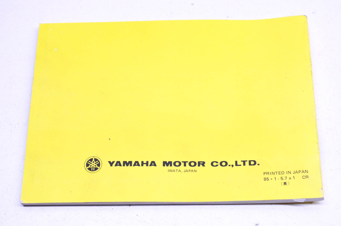 OEM Yamaha LIT-11626-04-83 YFM225S/T Owner's Manual NOS