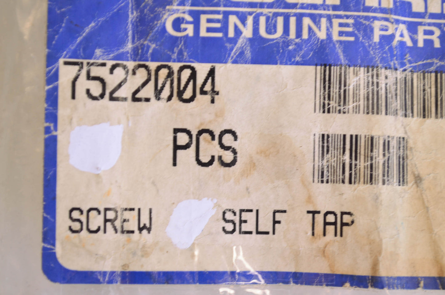 OEM Polaris 7522004 Self-Tap Screw Qty 8 NOS
