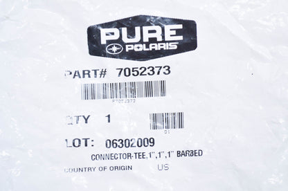 OEM Polaris 7052373 Barbed Tee Connector 1" NOS