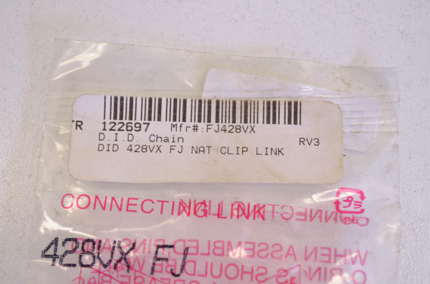 New D.I.D. Connecting Chain Link NOS