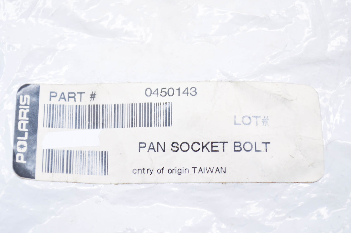 OEM Polaris 450143 Socket Pan Bolt NOS