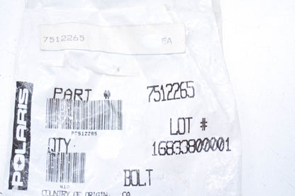 OEM Polaris 7512265 Bolt Qty 2 NOS