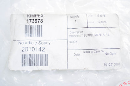Kimpex 173978, 2810142 Push Frame Lifting Hook Assembly NOS