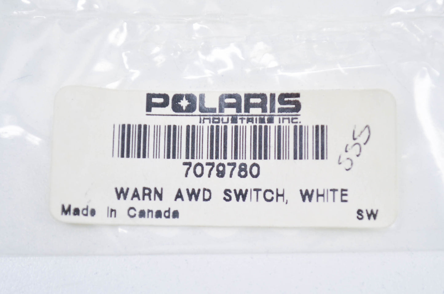 OEM Polaris 7079780 Caution Decal 4x4 AWD NOS