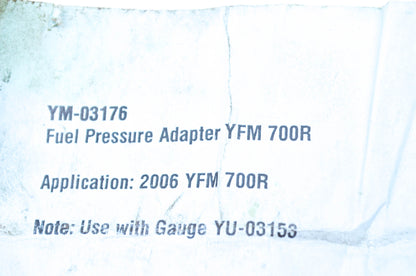 New OEM Yamaha Fuel Pressure Gauge Adapter NOS