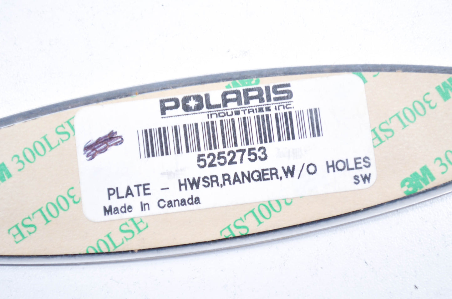 New OEM Polaris Ranger Plate w/o Holes NOS