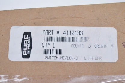 OEM Polaris 4110193 Left Hand Handlebar Hi/Low/Off Switch NOS