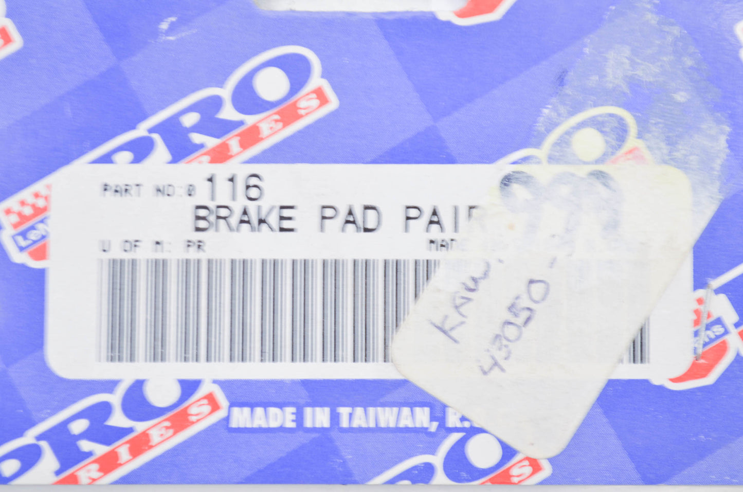 LeMans 116, 43050-3501 Kawasaki Brake Pad Qty 2 NOS