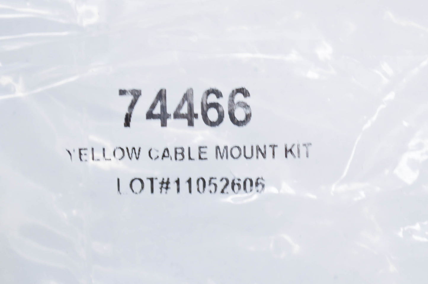 Aftermarket 74466 Yellow Cable Mount Kit NOS