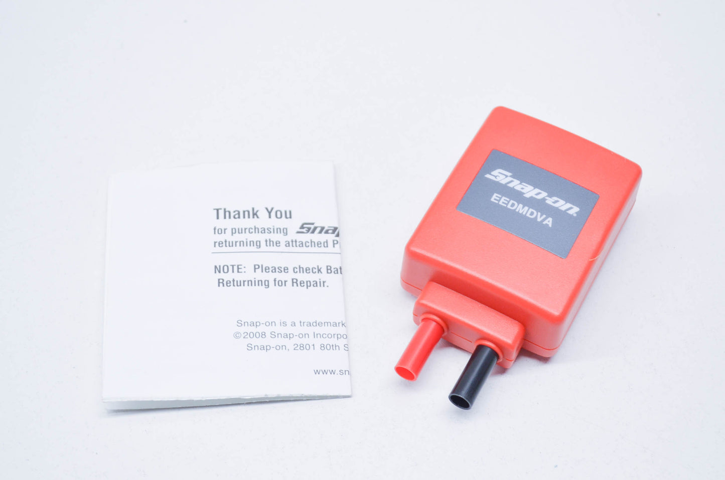 New Snap-On Direct Voltage Adapter NOS