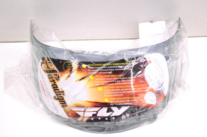 New Fly Racing Anti-Fog Scratch Resistant Dark Smoke Shield NOS