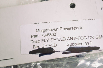 New Fly Racing Anti-Fog Scratch Resistant Dark Smoke Shield NOS
