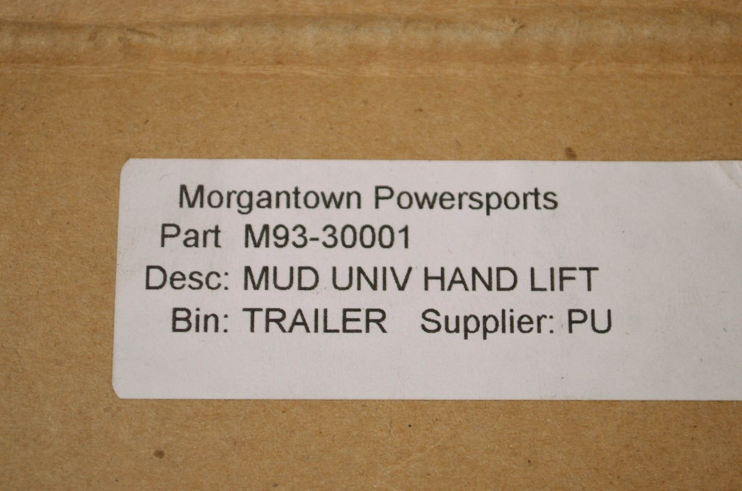 Universal Snow Plow Hand Lift Kit NOS