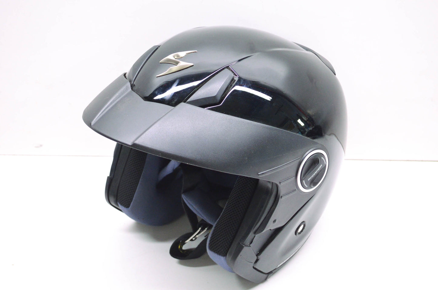 Scorpion 07-100-03-03 EXO-200 Solid Black Helmet Size Small NOS
