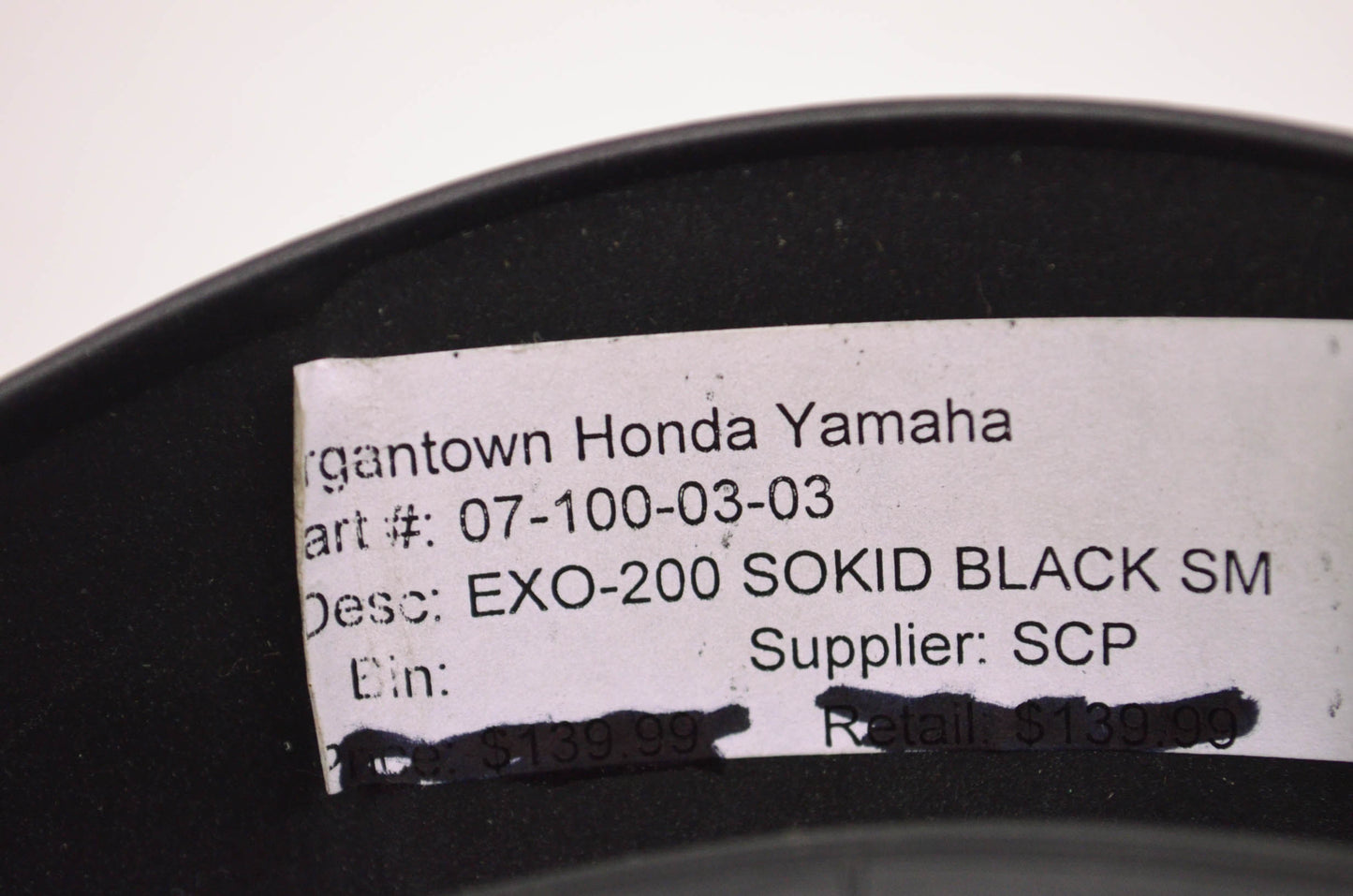 Scorpion 07-100-03-03 EXO-200 Solid Black Helmet Size Small NOS