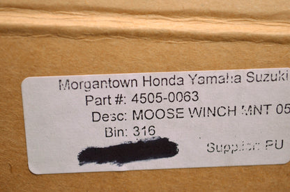 Moose Racing 4505-0063 Winch Mount Kit NOS