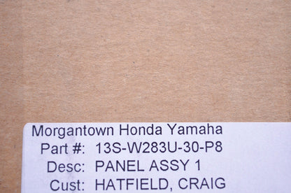 OEM Yamaha 13S-W283U-30-P8 Panel Assembly 1 NOS