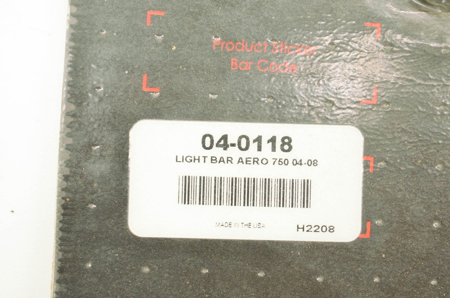Cobra 04-0118, 2001-0009 2004-2008 Shadow Aero 750 Lightbar NOS
