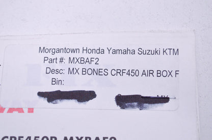 MX Bonz MXBAF2 CRF450 Airbox Fix NOS
