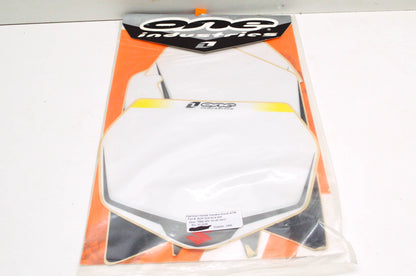 One Industries BGP-SUFAC4-WH White Number Plate Decal Kit NOS