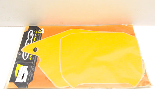 One Industries BG-HO121-YL 2000 Honda CR Yellow Background Number Plate Decal Ki