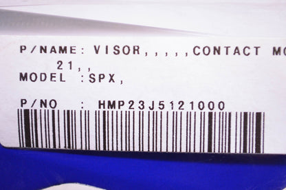 New HJC SPX Contact Visor MC-21 NOS