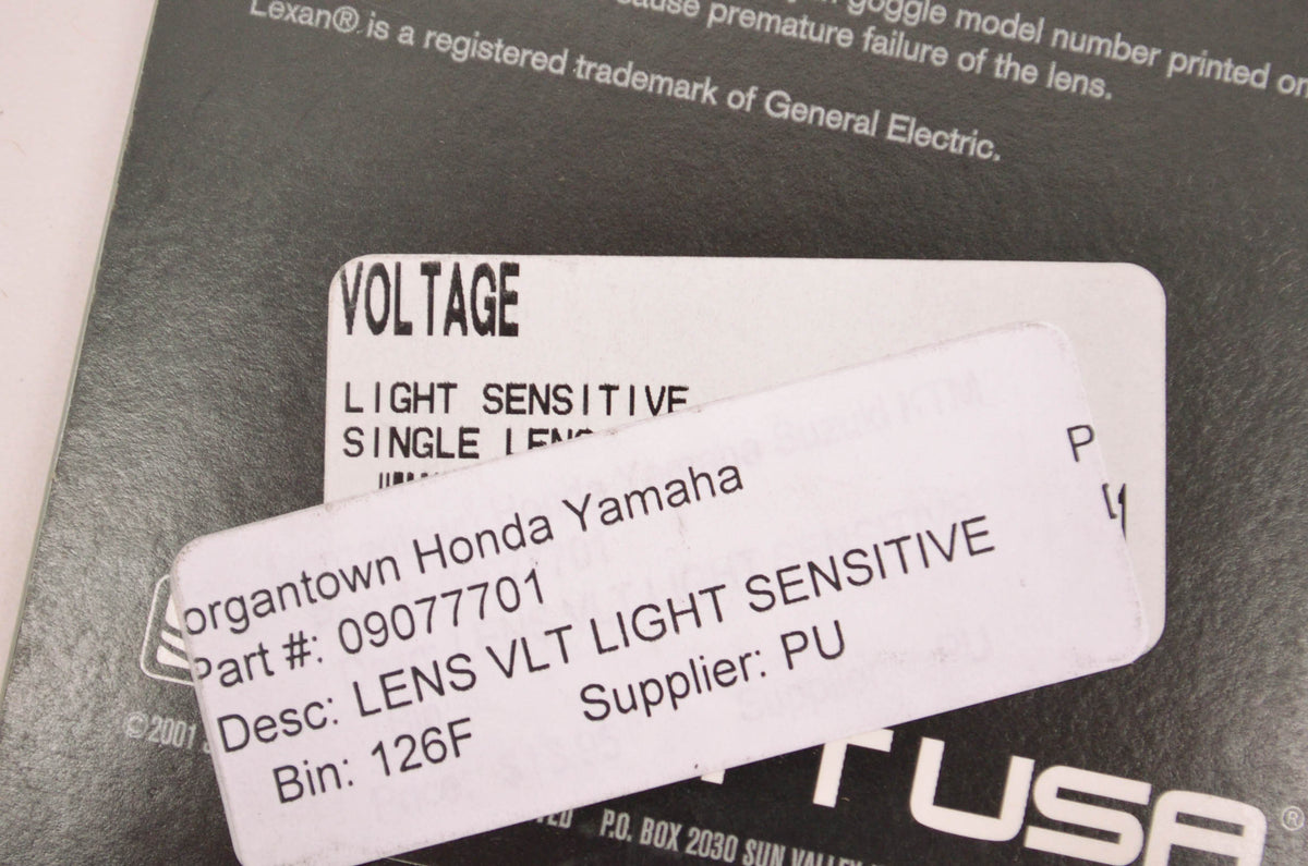 Scott 09-0777-01, 09077701 Voltage Light Sensitive Lens NOS