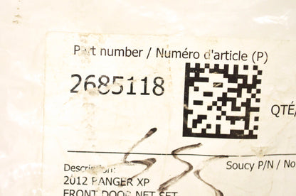 OEM Polaris 2685118 Ranger Front Door Net Kit NOS