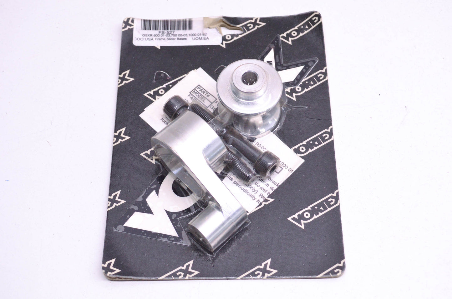 Vortex Racing FS-527, 0505-0209 GSXR Frame Slider Base Kit NOS