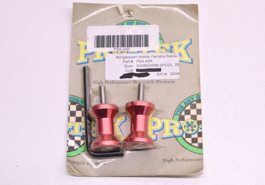 Pro-Tek PSA-45R YZF Red Swingarm Spool Kit NOS